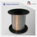 0.7 mm Silver Holographic Yarn for Knitting into Clothing